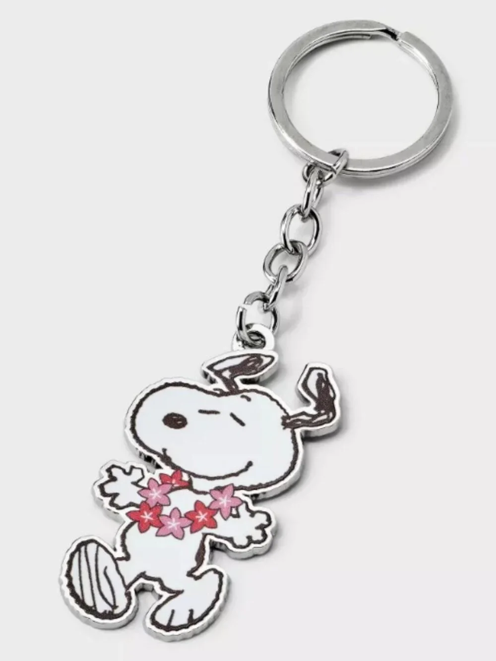 Snoopy Flowers Bag Charm Keychain NEW